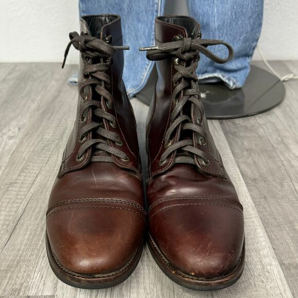 Thursday Boots Captain Boot Brown Lace Up Women's Size 11 - Picture 5 of 10